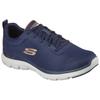 Sneaker SKECHERS "FLEX ADVANTAGE 4.0-PROVIDENCE", Herren, Gr. 48,5, blau (navy, kombiniert), Textil, Synthetik, sportlich, Schuhe, für Maschinenwäsche geeignet, Freizeitschuh, Halbschuh, Schnürschuh