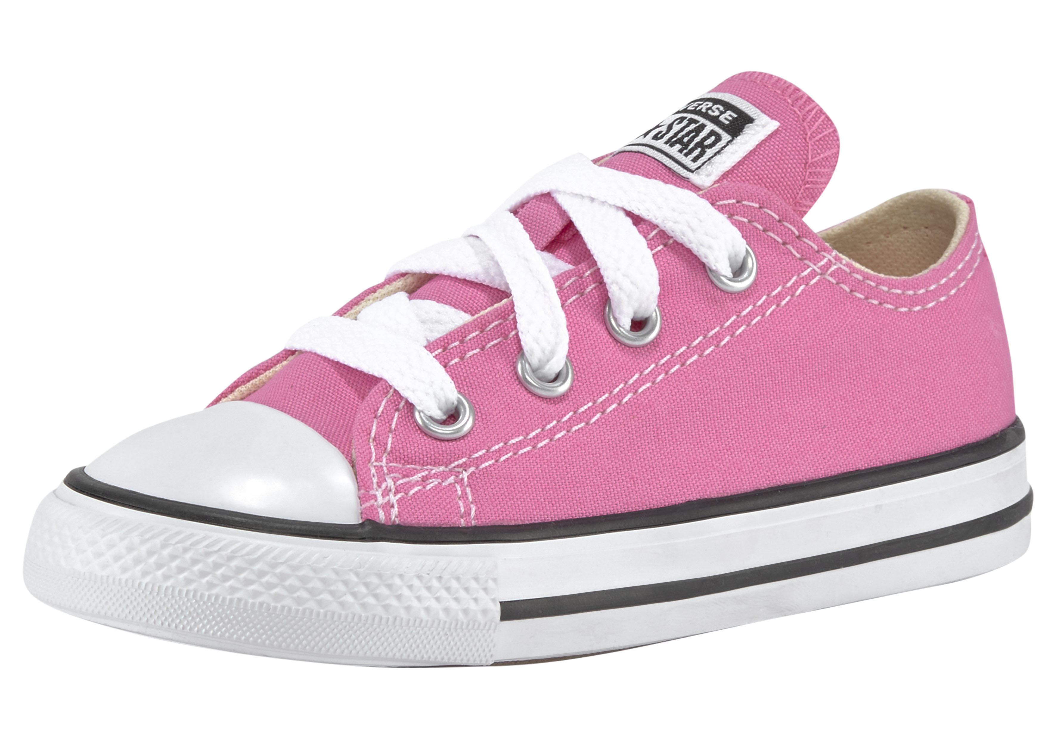 Sneaker CONVERSE "CHUCK TAYLOR ALL STAR OX", Kinder, Gr. 21, rosa, Textil, Schuhe Skaterschuh Canvassneaker Sneaker low, für Kinder