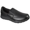 Berufsschuh SKECHERS "NAMPA-GROTON" Gr. 45, schwarz, 45, Lederimitat, Schuhe, Slipper für Gastronomie, Pflege, Krankenhaus mit Strecheinsätzen