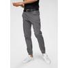 Cargohose JACK & JONES "PAUL FLAKE", Herren, Gr. 27, Länge 30, grau (asphalt), Web, Obermaterial: 98% Baumwolle, 2% Elasthan, unifarben, modisch, bequem normal, Hosen