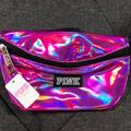 Pink Victoria's Secret Bags | Nwt Victoria's Secret Pink Fannypack Belt Bag Crossbody Bag Shoulder Bag | Color: Black/Pink | Size: Os