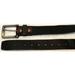 Levi's Accessories | Levi's Black Leather Belt Silver Buckle Brown Leather Accent Size Small | Color: Brown | Size: S
