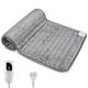 Electric Heating Pad with Auto Shut Off,60x30cm Soft Heating Pad for Back Pain Relief Moist Heat Therapy Option,6 Heat Settings,4 Timer Settings,Fast Heating Technology,Machine Washable (60 * 30cm)