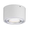 Paulmann 79708 LED ceiling luminaire Argun round swivelling incl. 1x4.8 watt dimmable ceiling lamp brushed aluminium living room lamp metal 3000 K