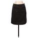 Ann Taylor LOFT Casual Skirt: Black Solid Bottoms - Women's Size 0