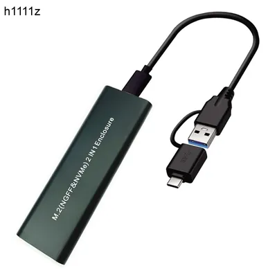 Boîtier SSD M.2 NVcloser vers USB 3.1 10Gbps pour protocole touristique boîte M2 NVMe PCIe NGFF