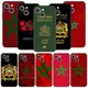 Coque de téléphone en silicone noir pour iPhone coque de luxe sensation marocaine passeport 13