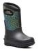 BOGS Neo-Classic Rainbow Leopard Boot - Girls 4 Youth Black Boot Medium