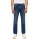 5-Pocket-Jeans MUSTANG "Style Washington Straight" Gr. 33, Länge 34, blau (dark) Herren Jeans 5-Pocket-Jeans