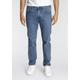 Tapered-fit-Jeans LEVI'S "502 TAPER" Gr. 34, Länge 34, blau (z1957 dark indigo stonewash) Herren Jeans Tapered-Jeans