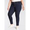 Skinny-fit-Jeans LEVI'S PLUS "311 PL SHAPING SKINNY", Damen, Gr. 18 (50), Länge 28, blau (rinsed), Denim/Jeans, Obermaterial: 80% Baumwolle, 19% Polyester, 1% Elasthan, casual, skinny fit, Jeans, figurformend mit Stretch