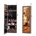 Hangable Jewelry Armoire Storage Mirror Cabinet