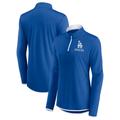 Women's Fanatics Branded Royal Los Angeles Dodgers Worth The Drive Quarter-Zip Jacket