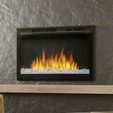 Dimplex 33-In Multi-Fire XHD Contemporary Electric Fireplace Insert w/ Acrylic Embers - 1000 SQ FT in Black/Brown | Wayfair XHD33G