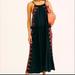 Anthropologie Dresses | Free People Bali Wildfire Embroidered Midi Dress Size Xs | Color: Black | Size: Xs