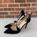 Jessica Simpson Shoes | Jessica Simpson Castana Black Pointed Toe Ankle Strap Heeled Pumps Women's Us 10 | Color: Black | Size: 10