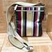 Coach Bags | Coach “Legacy” Satin Stripe Multicolored Swing Bag Crossbody Bag Euc | Color: Gold/Pink | Size: Os