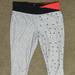 Nike Pants & Jumpsuits | Nike Dri Fit Capri Leggings Athleisure Running Yoga Women’s Medium Black Pink | Color: Gray/White | Size: M