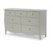 Darby Home Co Olivia 7 Drawer 56" W Solid Wood Dresser Wood in Brown/Gray | 35 H x 56 W x 18 D in | Wayfair 323A1C2D0D614D53A0AFDA6369AE719A