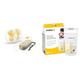 Medela Freestyle Hands-Free Milchpumpe + Medela Set mit 180 ml Muttermilchbeuteln – Packung mit 50 Stück BPA-freien Muttermilch-Auffangbeuteln mit doppelreihigem Verschluss