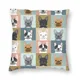 Housse de coussin de Style bouledogue français taie d'oreiller à motifs portrait décoration de