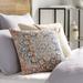 Langley Street® Bria Pillow Cover & Insert 1 Throw Cotton Blend in Brown/Tan/Burnt Orange Polyester/Polyfill/Cotton Blend | Wayfair