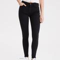 American Eagle Outfitters Jeans | Nwot * American Eagle Black Hi Rise Jeggings Size 00 | Color: Black | Size: 00