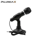 PUJIMAX-Microphone stéréo avec support de bureau pour PC vidéo prometteuse Skype chat jeux