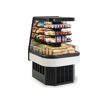 Federal ECSS40SC 40" Vertical End Cap Open Air Cooler w/ (4) Levels, 208-230v/1ph, Black