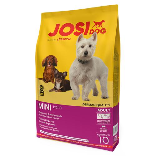 10kg JosiDog Mini Trockenfutter für kleinrassige Hunde