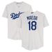 Kenta Maeda Los Angeles Dodgers Autographed Topps White Majestic Replica Jersey