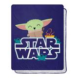 The Northwest Group Mandalorian Grogu 40'' x 50'' Silk Touch Sherpa Throw Blanket