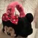 Disney Accessories | Disney Minnie Mouse Ear Muffs Pink Polka Dot Bow | Color: Black/Pink | Size: Osg