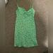 Zara Dresses | Green Floral Zara Dress | Color: Green/Purple/Red/Yellow | Size: M