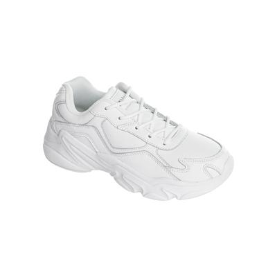 Sneaker ATHLECIA "CHUNKY Leather Trainers", Gr. 36, weiß, Leder, casual, Schuhe, im sportlichen Style