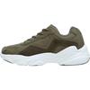 Sneaker ATHLECIA "CHUNKY Leather Trainers", Gr. 38, weiß (olivgrün, weiß), Leder, casual, Schuhe, im sportlichen Style
