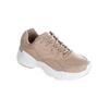 Sneaker ATHLECIA "CHUNKY Leather Trainers", Gr. 39, beige (nude), Leder, casual, Schuhe, im sportlichen Style