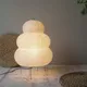 Wine--sabi-Lampadaire trépied japonais lampe de table en papier de riz blanc chambre à coucher