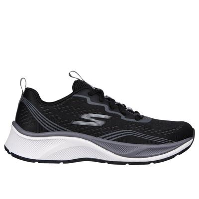 Skechers Boy's Elite Sport - Push-Pace Sneaker | Size 4.5 | Black/Charcoal | Textile/Synthetic | Machine Washable