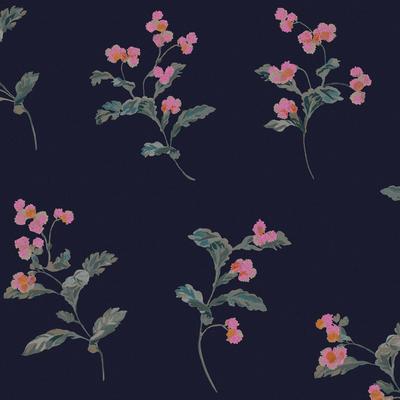 Joules Swanton Floral Midnight Navy Wallpaper