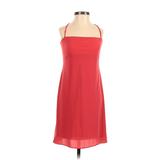 J.Crew Casual Dress - A-Line Halter Sleeveless: Orange Solid Dresses - Women's Size 0