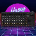 TOOL1SHOoo D12 12 Channel Audio Mixer Sound Mixing Console Line Mixer with Sound Card and Built-in 48V