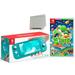 Nintendo Switch Lite 32GB Handheld Video Game Console in Turquoise with Yoshi s Crafted World Game Bundle