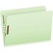 Pendaflex Pressboard Fastener Folders Legal Size Light Green 2 Expansion Straight Cut 25/Bx (17185)