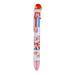 Fridja 6 Color Cute Cartoon Christmas Ballpoint Pen Retractable Christmas Multicolor Ballpoint Pens Retractable Christmas Pens Santa Snowman Writing Pens for Christmas Office School