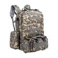 Men s Camping Travel Bag Oxford Cloth Outdoor Backpack Hiking Bag Mountaineering Big Combination Backpack Beige