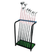 Hold 9 Club Premium Golf Putter Stand Indoor/Outdoor Display Rack New