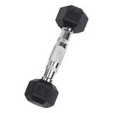 YORK Rubber Hex Dumbbell (2.5-30 lb.)