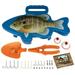Flambeau Outdoors Wild Bite Panfish 25 Piece Kit Fishing Tackle Box 10.75 inch Plastic Non Lead