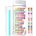 16 in 1 Drinking Water Test Kit - Hofun Professional Hardness Testing Kits Tap and Well Water Test Strips with Hardness PH Mercury Lead Iron Copper Chlorine Chromium/Cr Cyanuric Acid